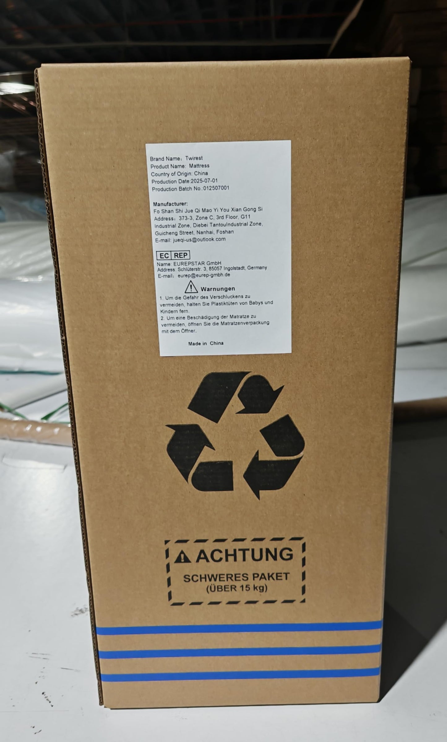 Twirest Matratze 140x200,Höhe 20 cm Orthopädische Kaltschaummatratze Härtegrad H3 Abnehmbarer, atmungsaktiver Bezug Matratzen Komfortschaum 140 x 200 cm