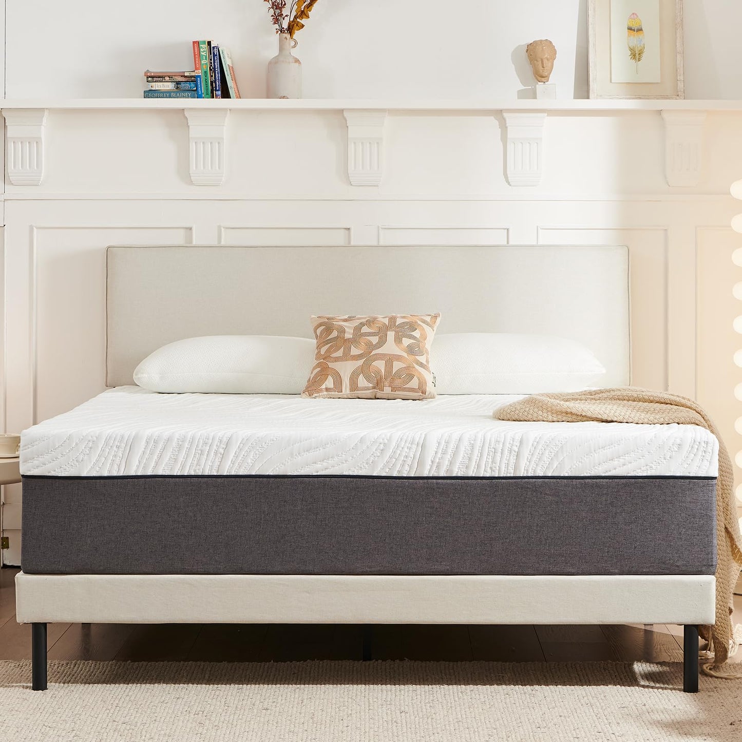 Twirest Matratze 140x200,Höhe 20 cm Orthopädische Kaltschaummatratze Härtegrad H3 Abnehmbarer, atmungsaktiver Bezug Matratzen Komfortschaum 140 x 200 cm