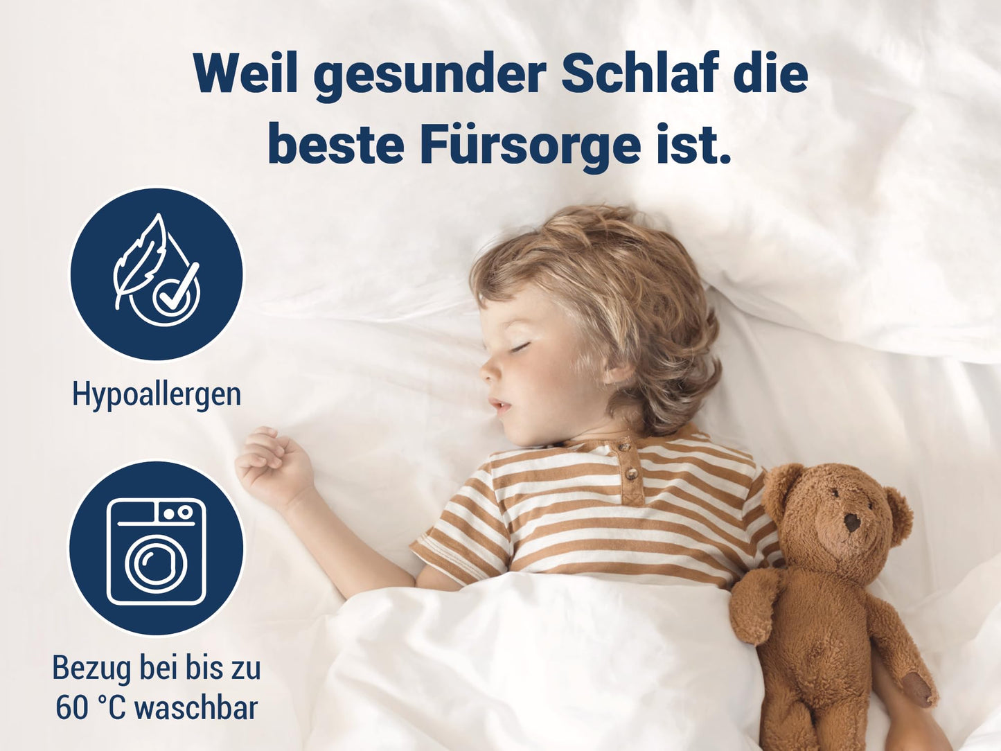 Betten-ABC - Matratze für Kinder & Jugendliche - 120x200 cm - Spezieller Härtegrad & Oeko-TEX-Zertifiziert - Optimale Hygiene Dank abnehmbarem & waschbarem Polyester-Bezug - Lieferung per Paket